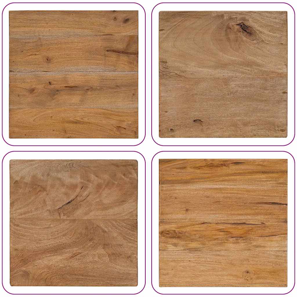 Couchtisch aus Rundholz 40x40x40 cm Massivholz