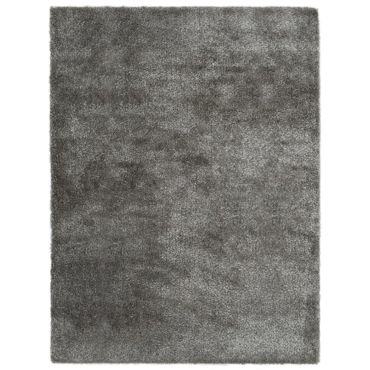 Hochflor-Teppich 80×150 cm Anthrazit