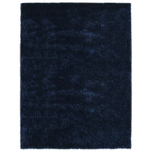 Hochflor-Teppich 160 x 230 cm Blau