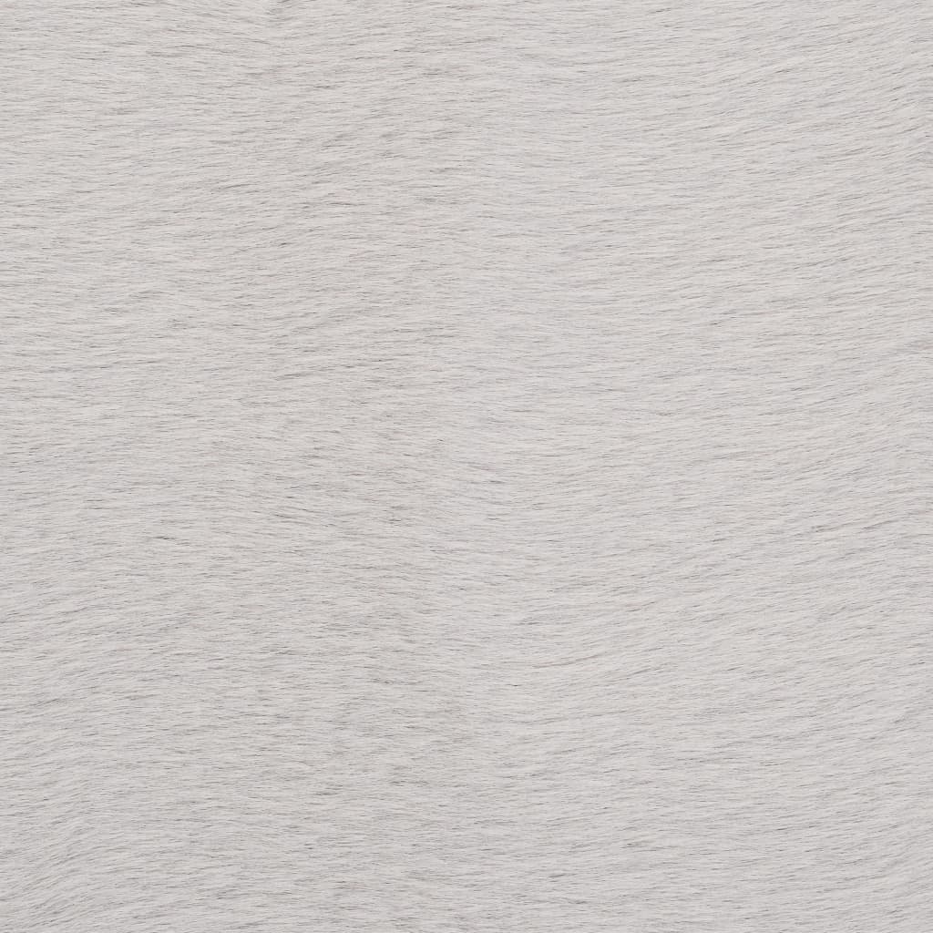 Teppich 160×230 cm Kunstkaninchenfell Grau