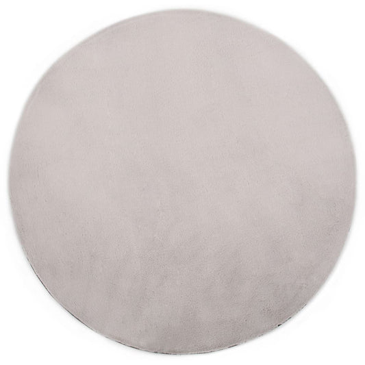 Teppich 80 cm Kunstkaninchenfell Grau