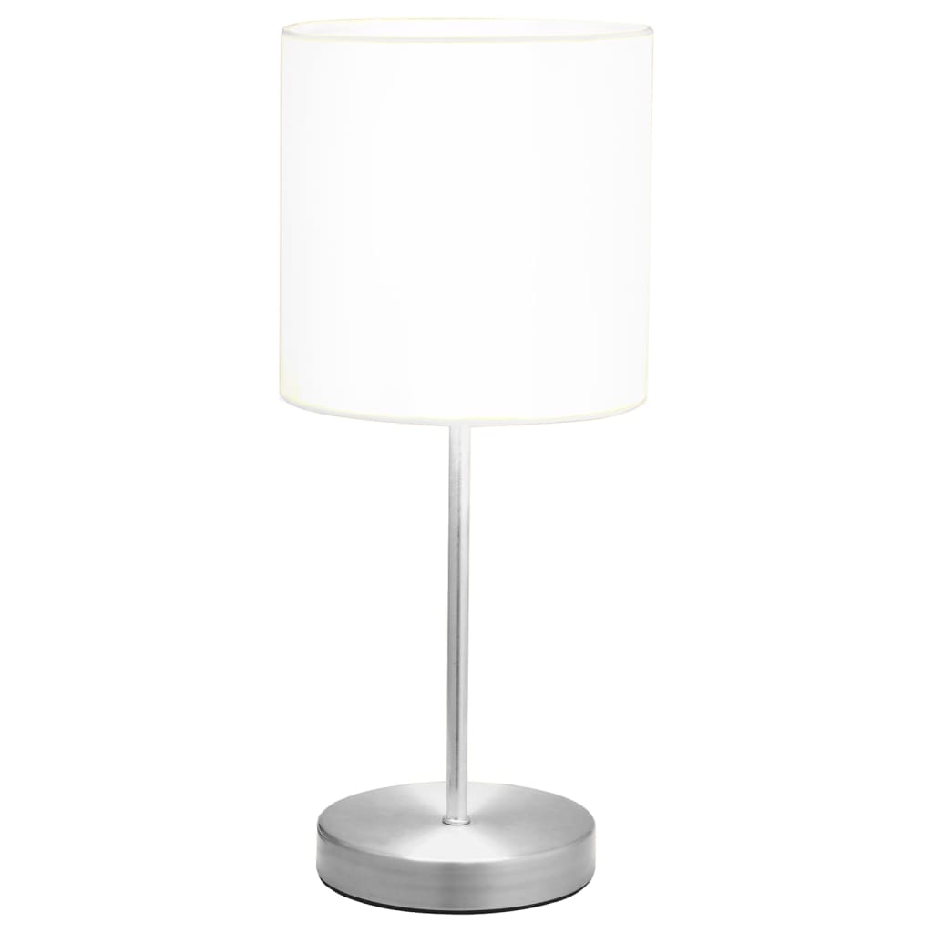 Lampes de table 2 pcs. Capteur tactile blanc E14