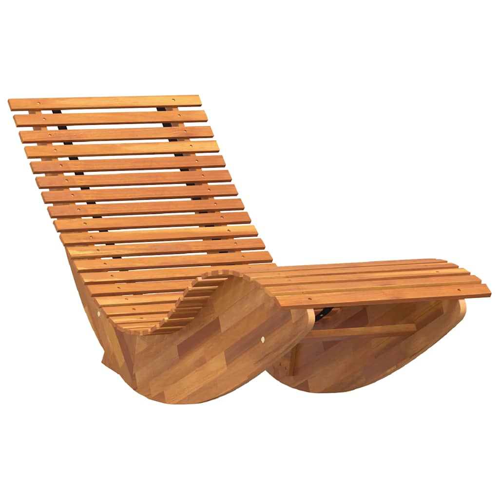 Schaukelstühle Sonnenliegen 2 Stk. Akazienholz