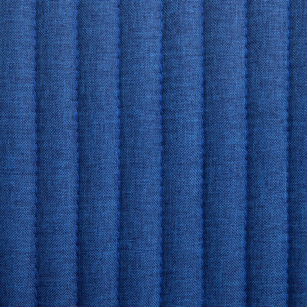 Esszimmerstühle 6 Stk. Blau Stoff