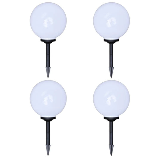 Path lights 4 pcs. LED 30 cm with ground spike