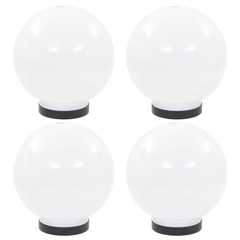 LED-Gartenleuchten 4 Stk. Kugelförmig 20 cm PMMA