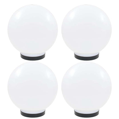 LED-Gartenleuchten 4 Stk. Kugelförmig 25 cm PMMA