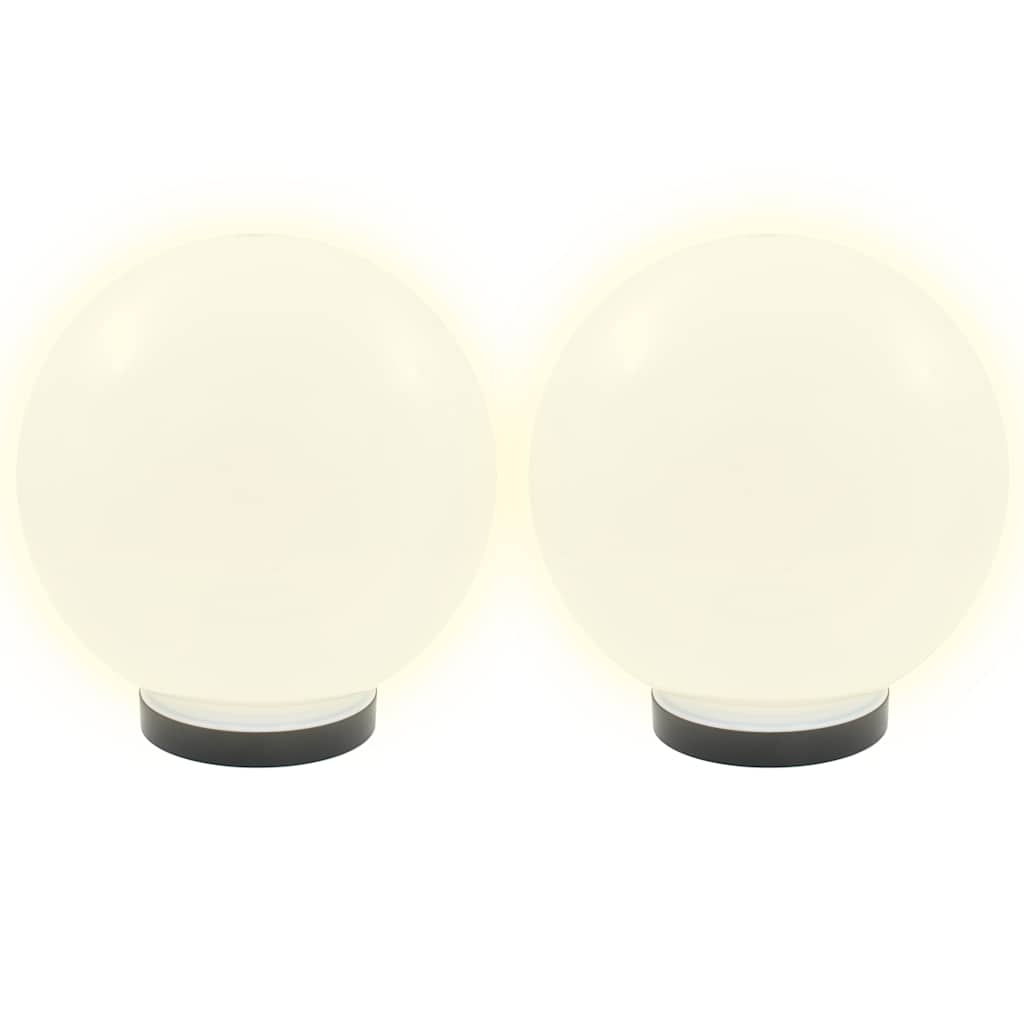 LED-Gartenleuchten 4 Stk. Kugelförmig 25 cm PMMA