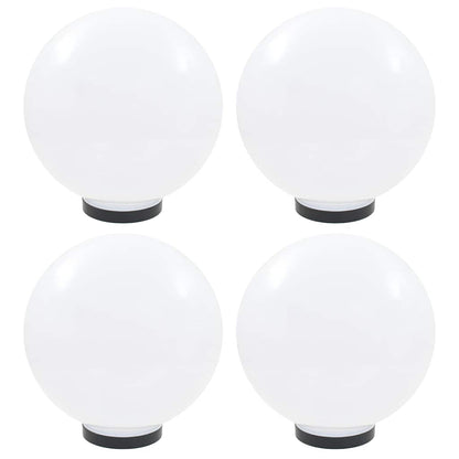 LED-Gartenleuchten 4 Stk. Kugelförmig 30 cm PMMA