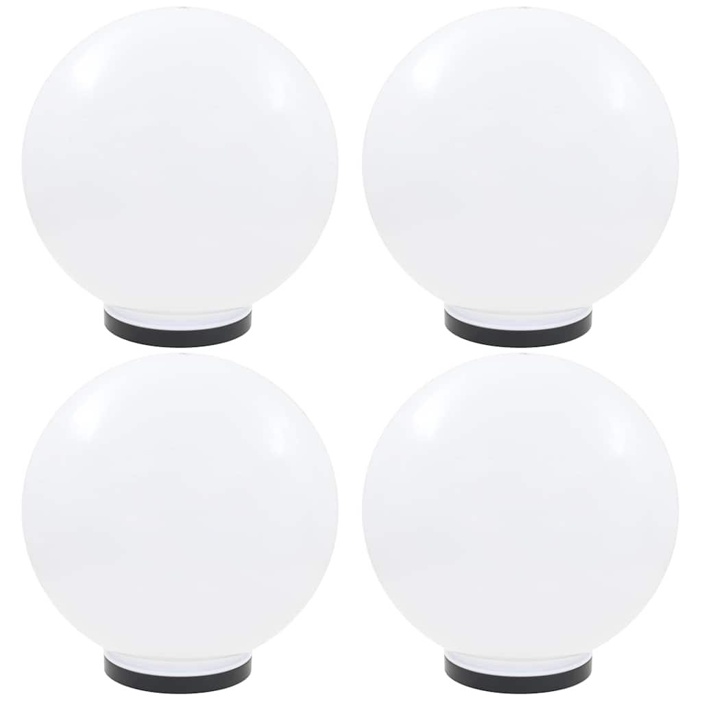 LED-Gartenleuchten 4 Stk. Kugelförmig 40 cm PMMA