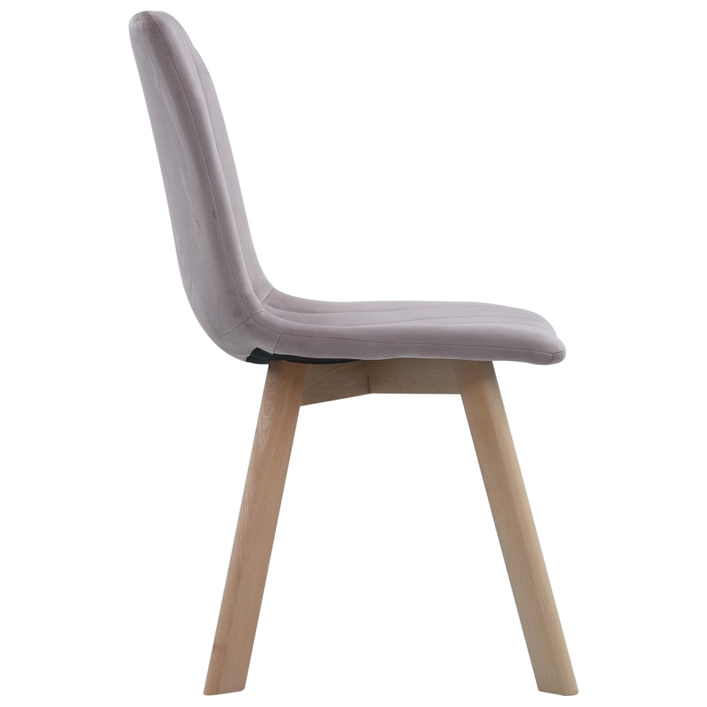 Esszimmerstühle 4 Stk. Rosa Samt