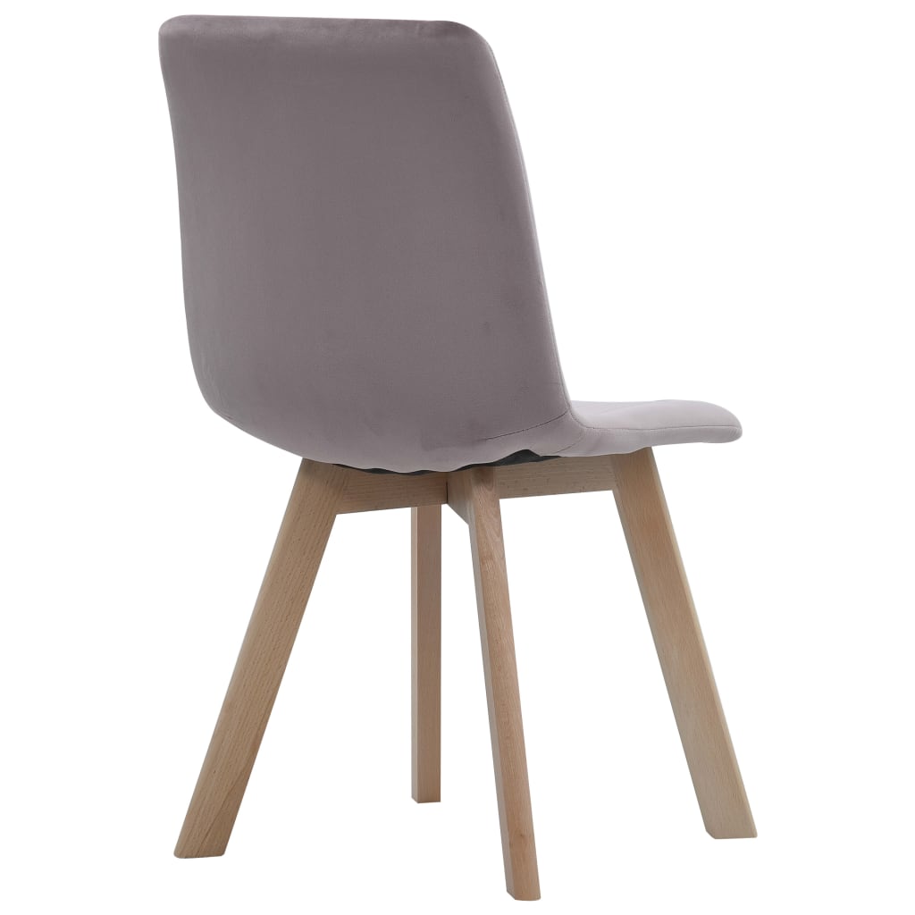 Esszimmerstühle 4 Stk. Rosa Samt