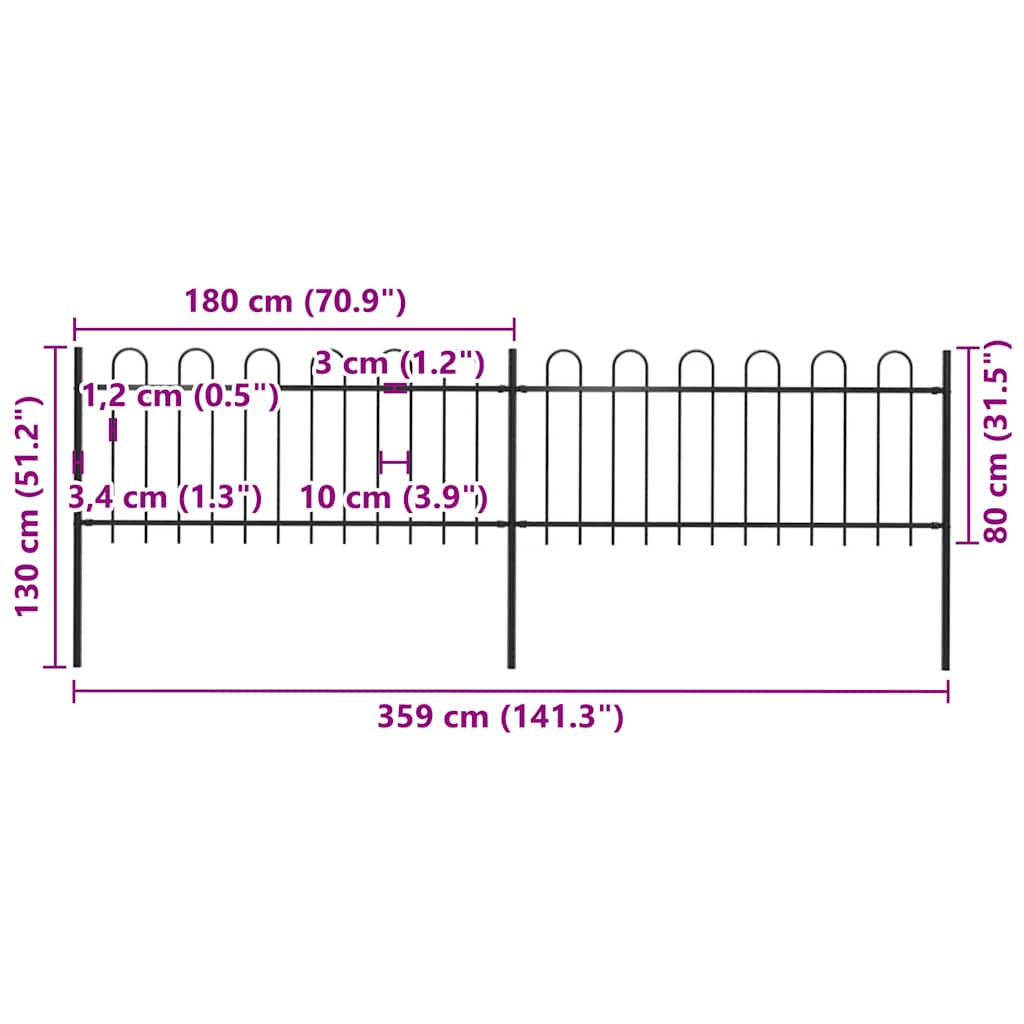Gartenzaun | Stahl | Robust | Modern