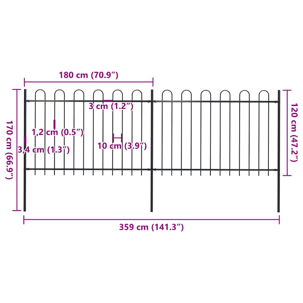 Gartenzaun | Stahl | Robust | Modern