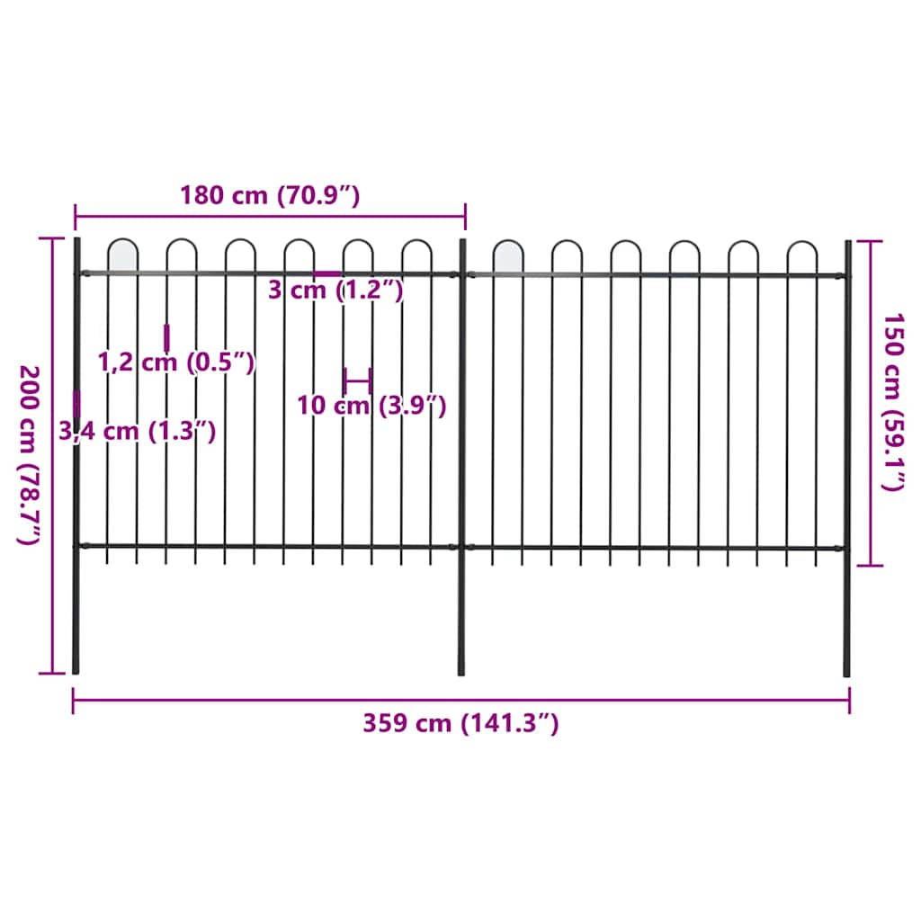 Gartenzaun | Stahl | Robust | Modern
