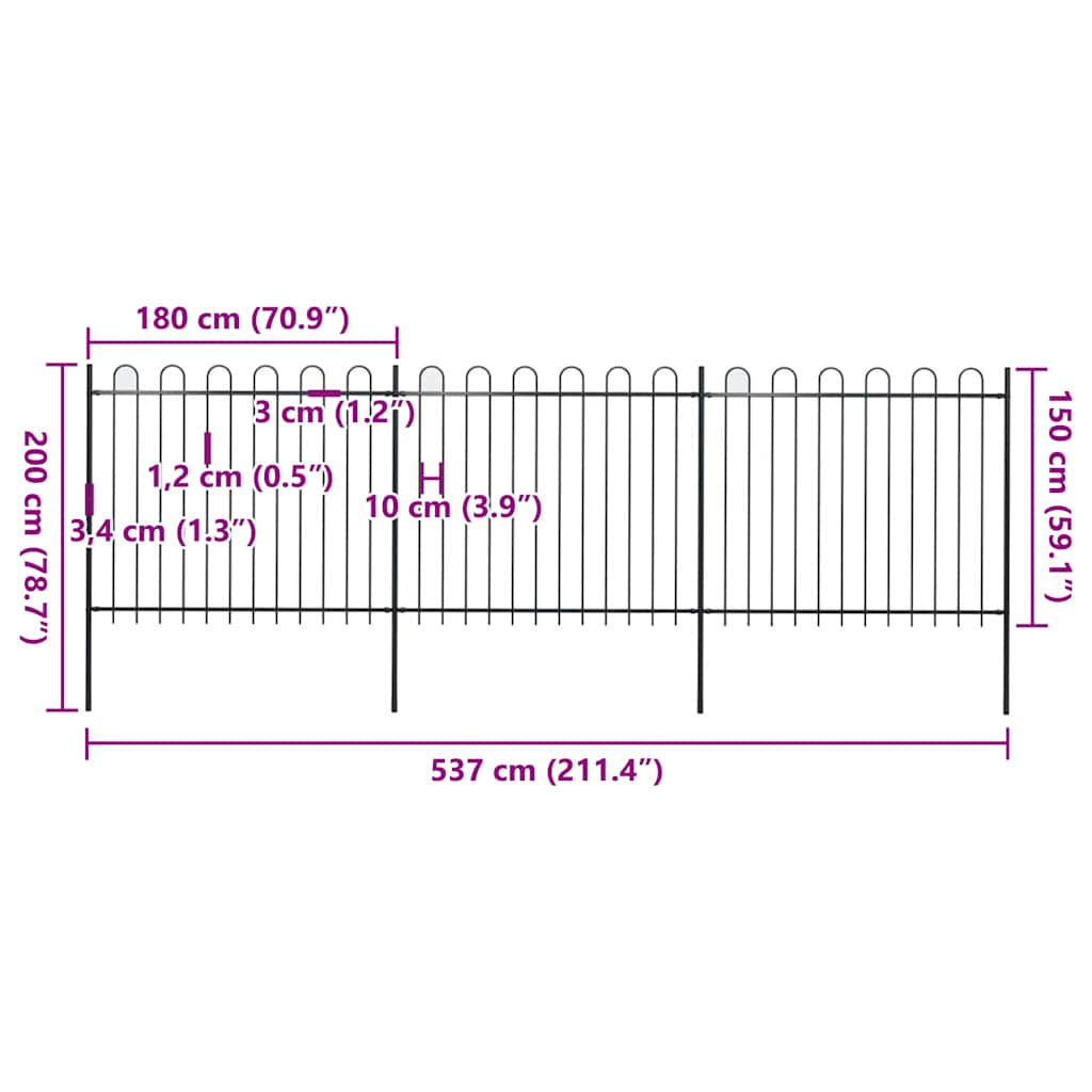 Gartenzaun | Stahl | Robust | Modern