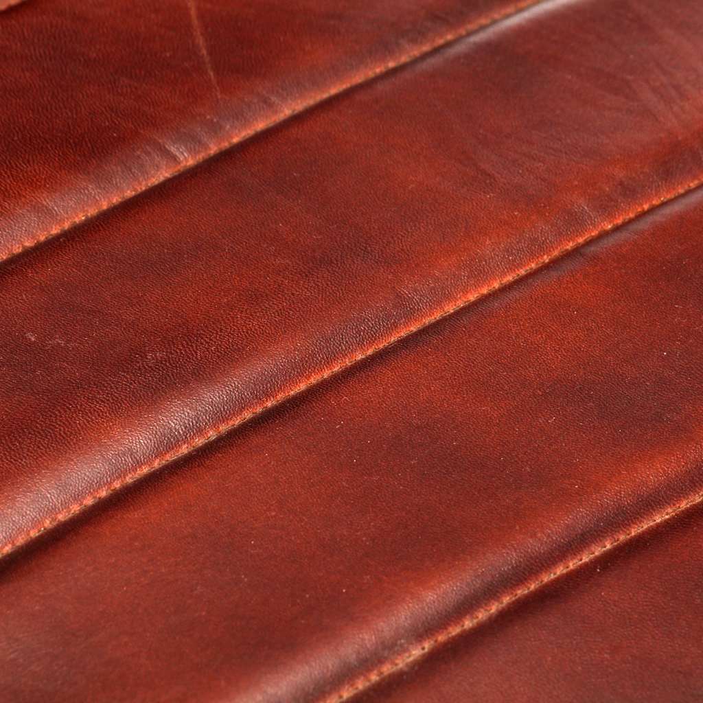 Sessel Dunkelbraun Echtleder