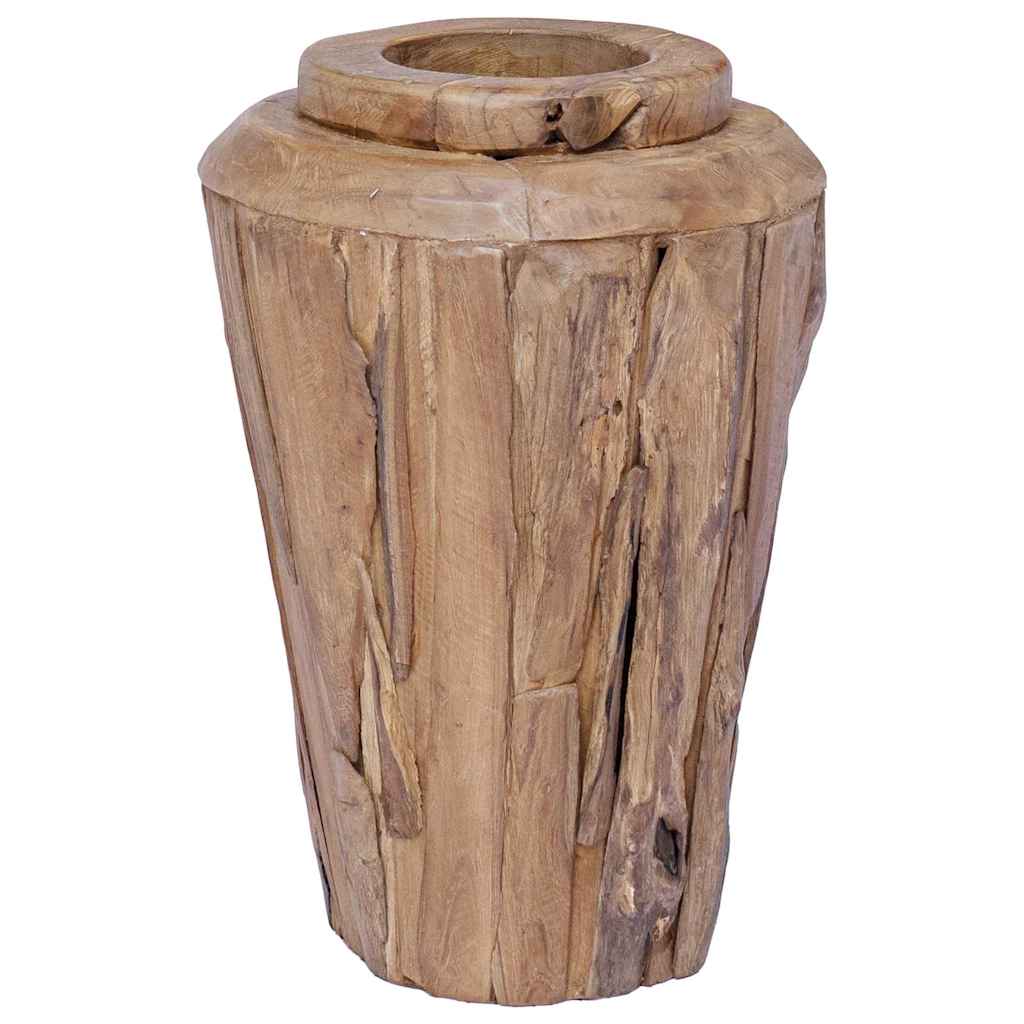 Deko-Vase 40 x 60 cm Massivholz Teak