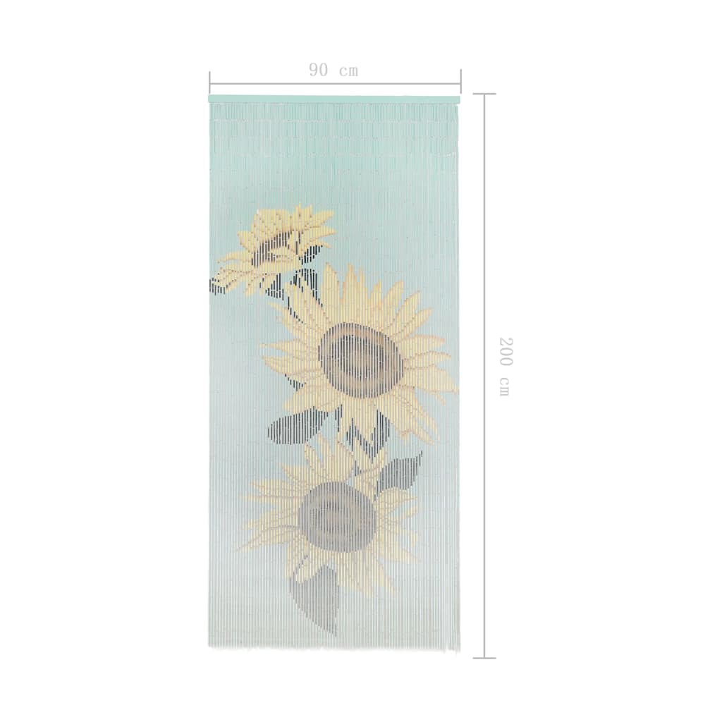Insektenschutz Türvorhang Bambus 90 x 200 cm