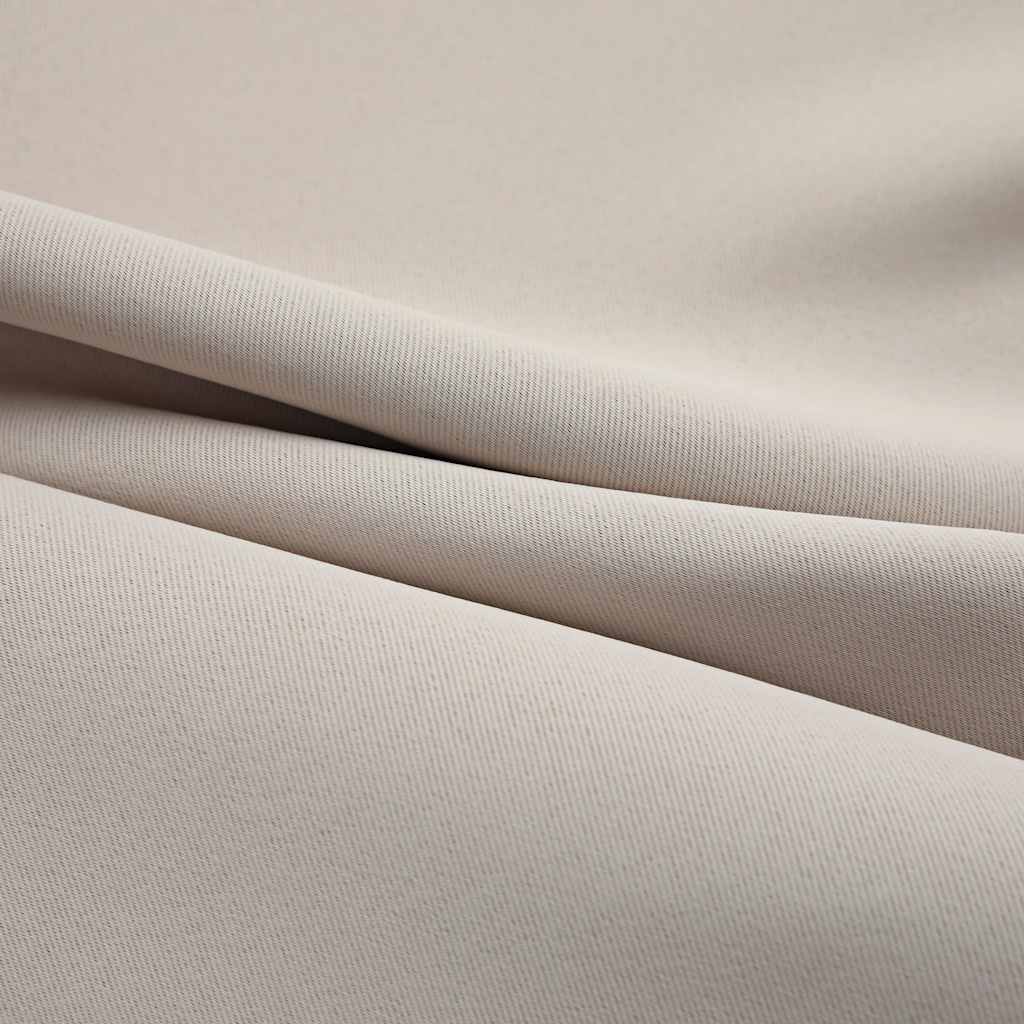 Verdunkelungsvorhänge mit Metallösen 2 Stk. Beige 140x245 cm