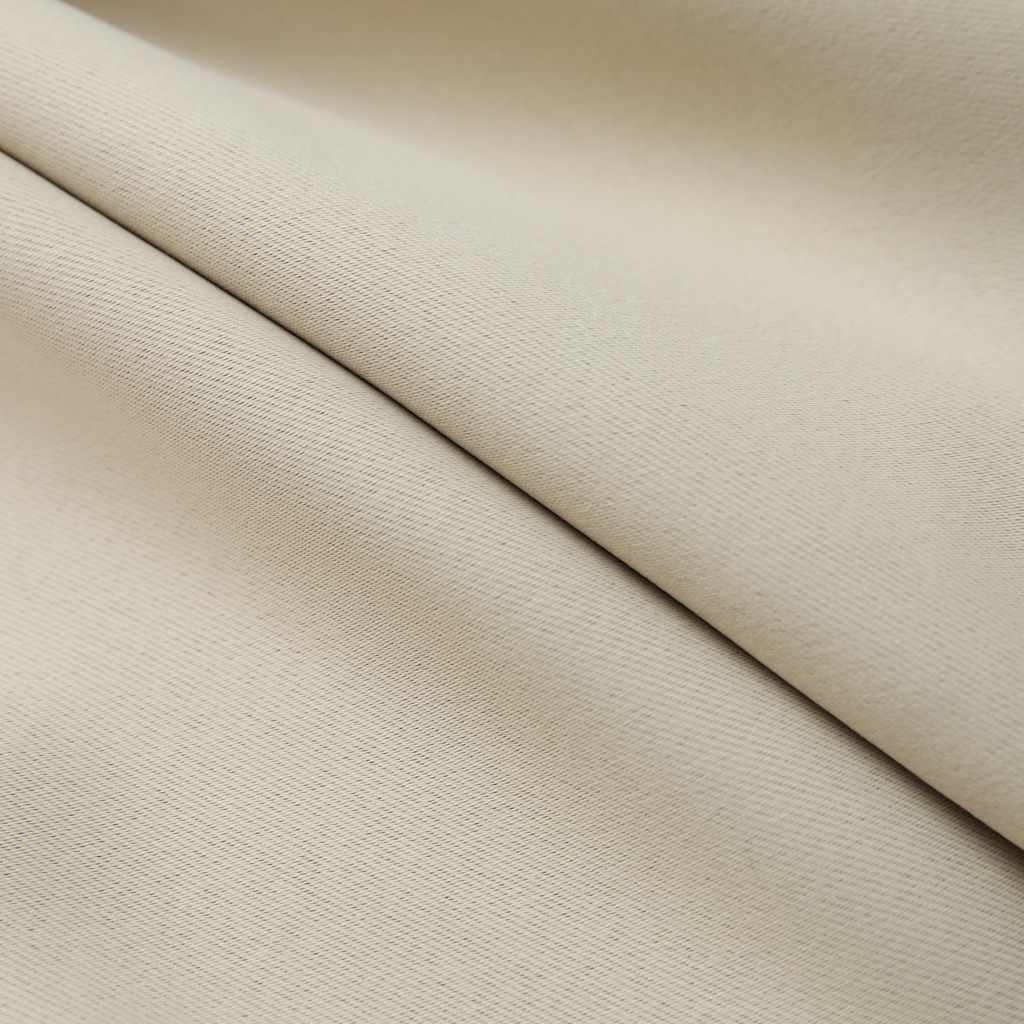 Verdunkelungsvorhänge mit Haken 2 Stk. Beige 140x175cm