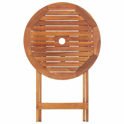 Gartentisch Klappbar 60x75 cm Massivholz Akazie