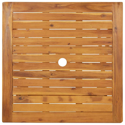 Gartentisch Klappbar 70x70x75 cm Massivholz Akazie