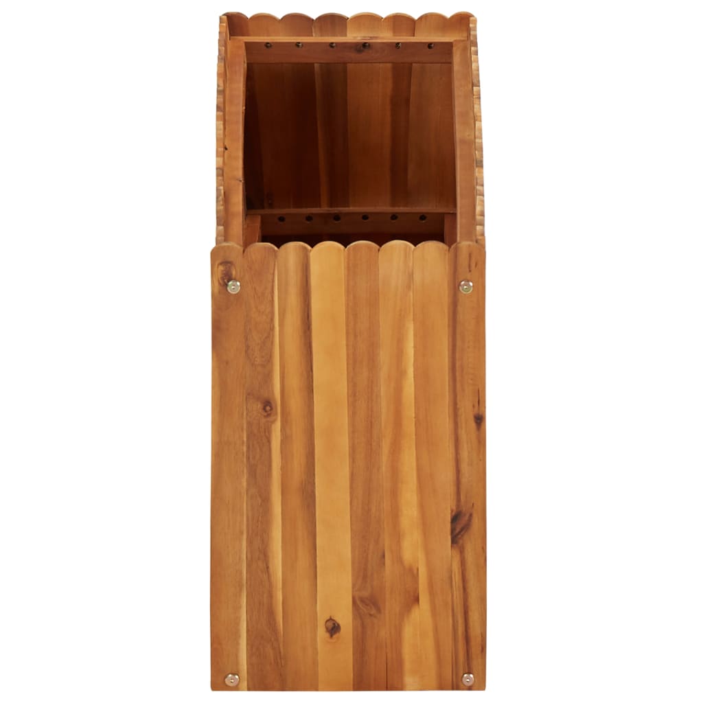 Garten-Hochbeet 100 x 30 x 50 cm Massivholz Akazie