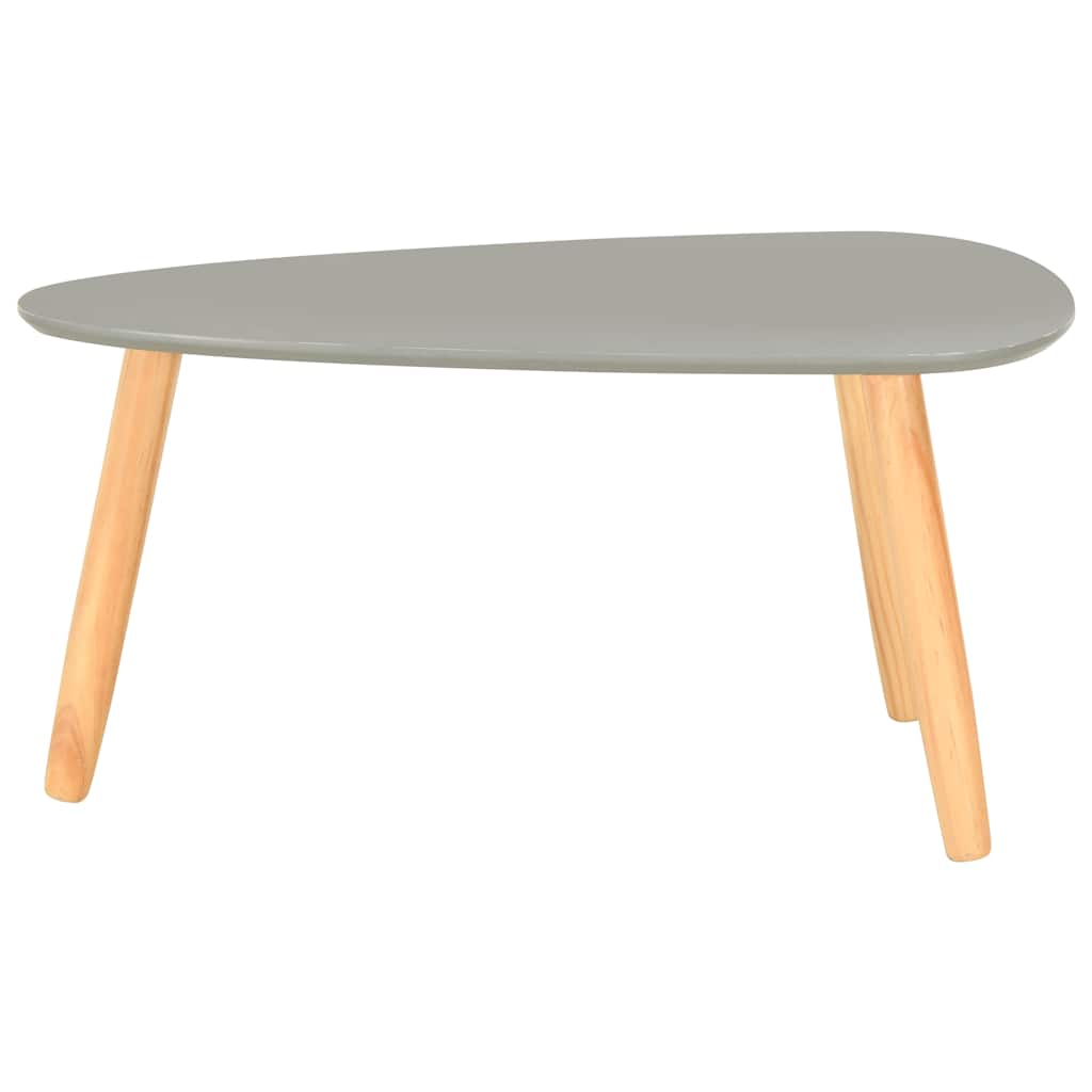 Coffee tables 2 pcs. Gray pine solid wood