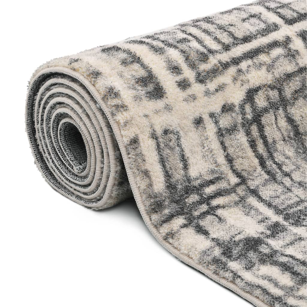 Teppich Bedruckt Beige 80x150 cm Polyester