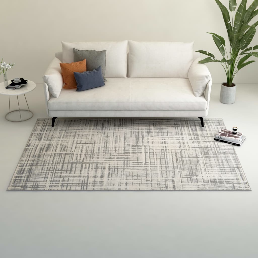 Teppich Bedruckt Beige 80x150 cm Polyester