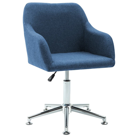 Bürostuhl Drehbar Blau Stoff