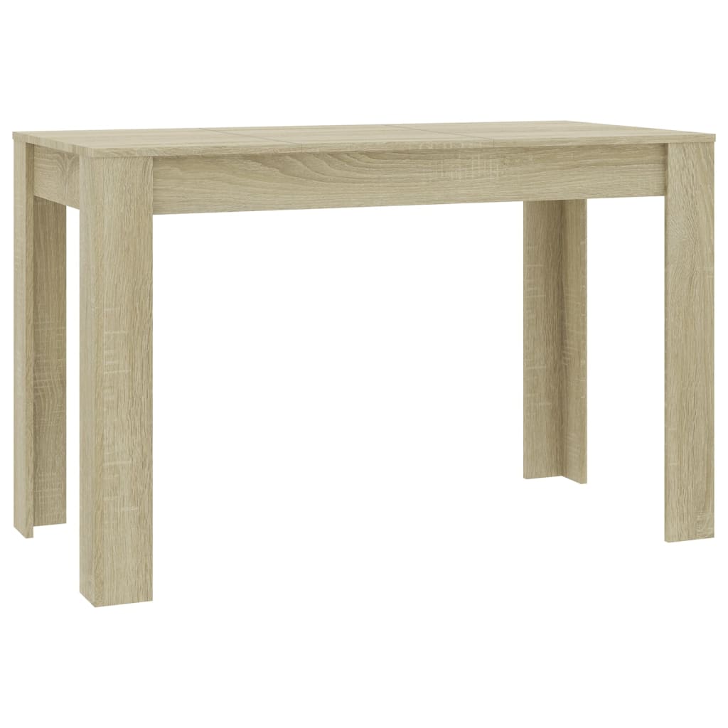 Table à manger chêne Sonoma 120x60x76 cm matériau bois