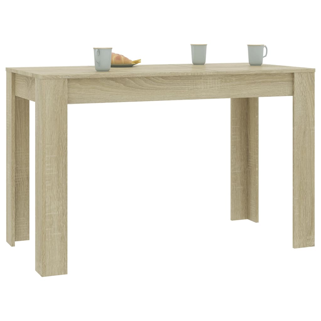 Table à manger chêne Sonoma 120x60x76 cm matériau bois