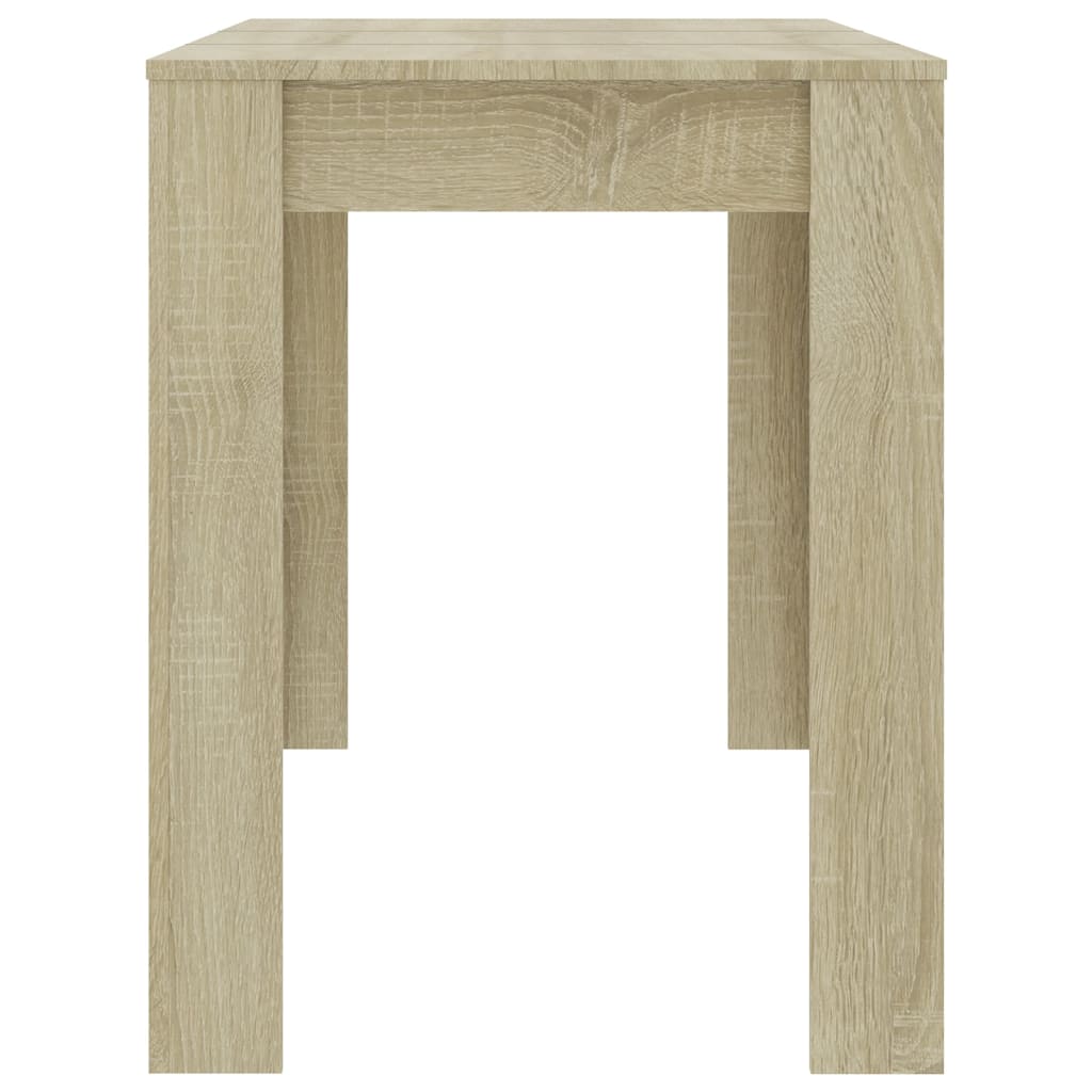 Table à manger chêne Sonoma 120x60x76 cm matériau bois