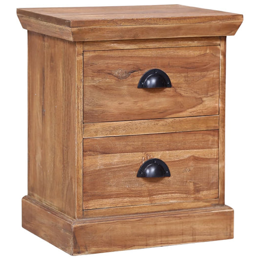 Nachttisch 40 x 30 x 50 cm Teak Massiv