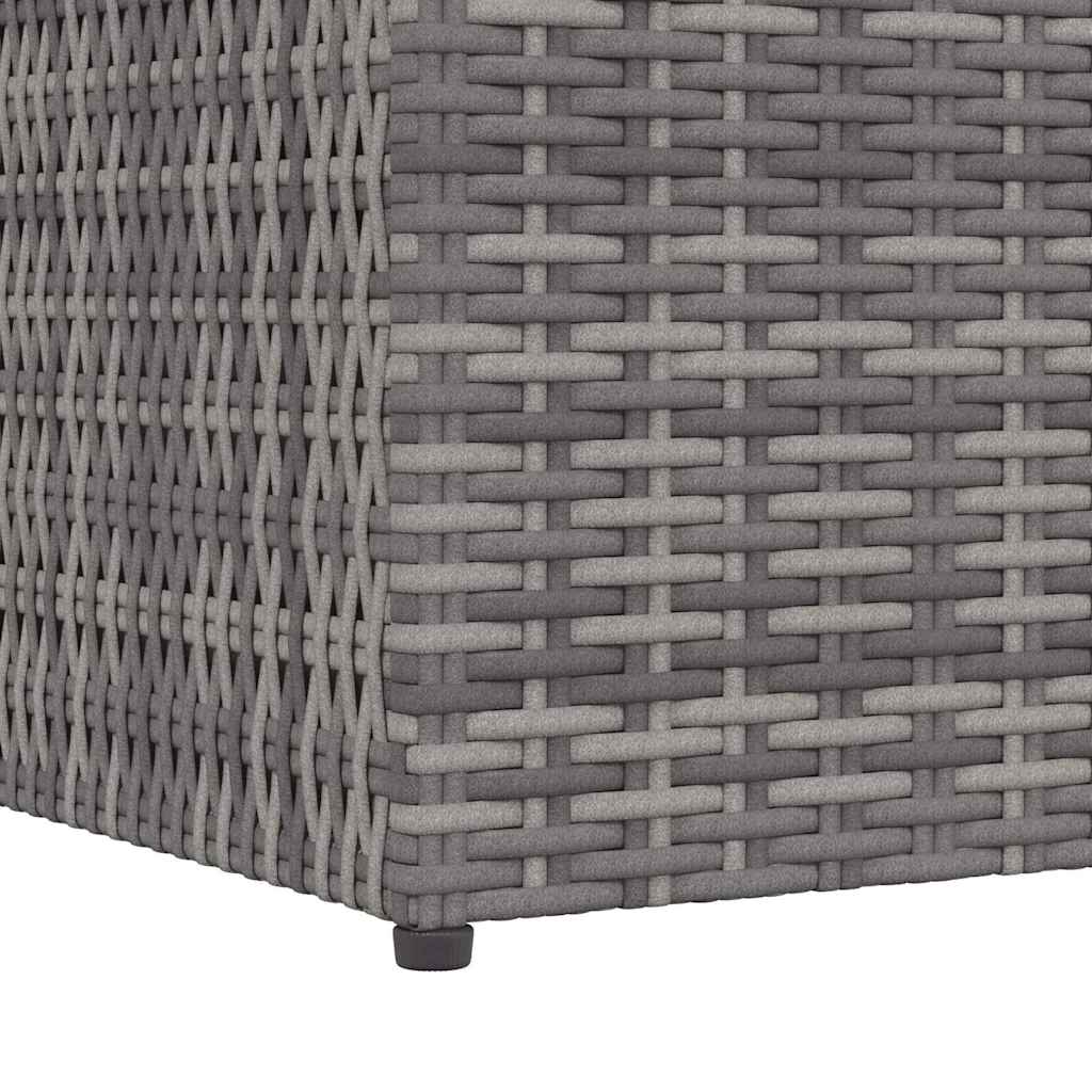 Garden-Auflagenbox Grau 150x100x100 cm Poly Rattan