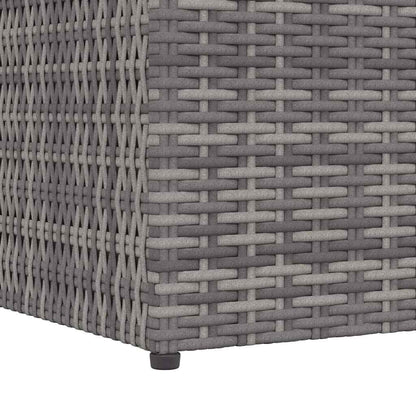 Garden-Auflagenbox Grau 150x100x100 cm Poly Rattan