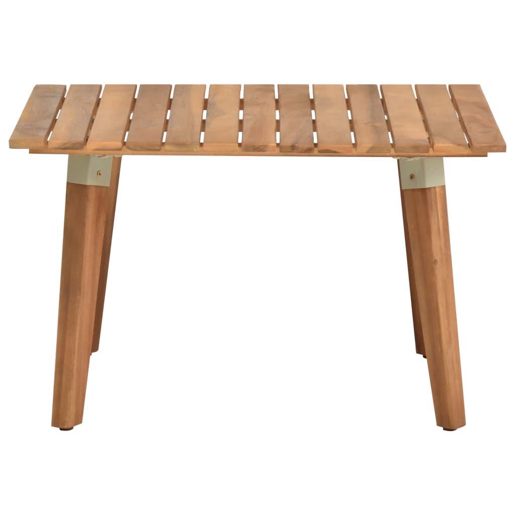 Table basse de jardin 60x60x36 cm en bois d'acacia massif