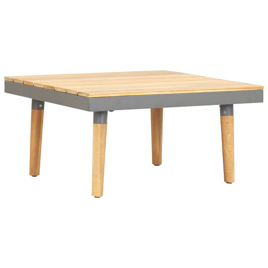 Table basse de jardin 60x60x31,5 cm en bois d'acacia massif