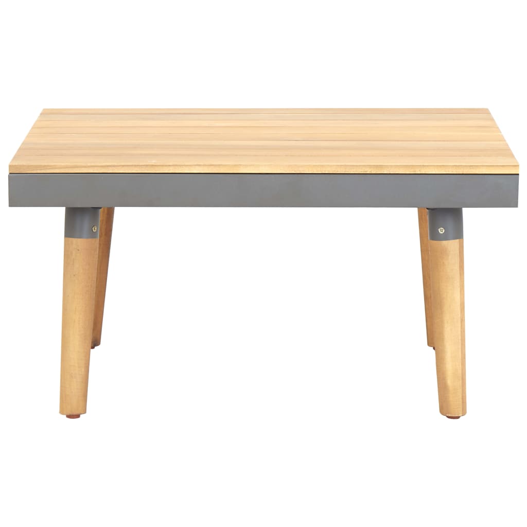 Table basse de jardin 60x60x31,5 cm en bois d'acacia massif