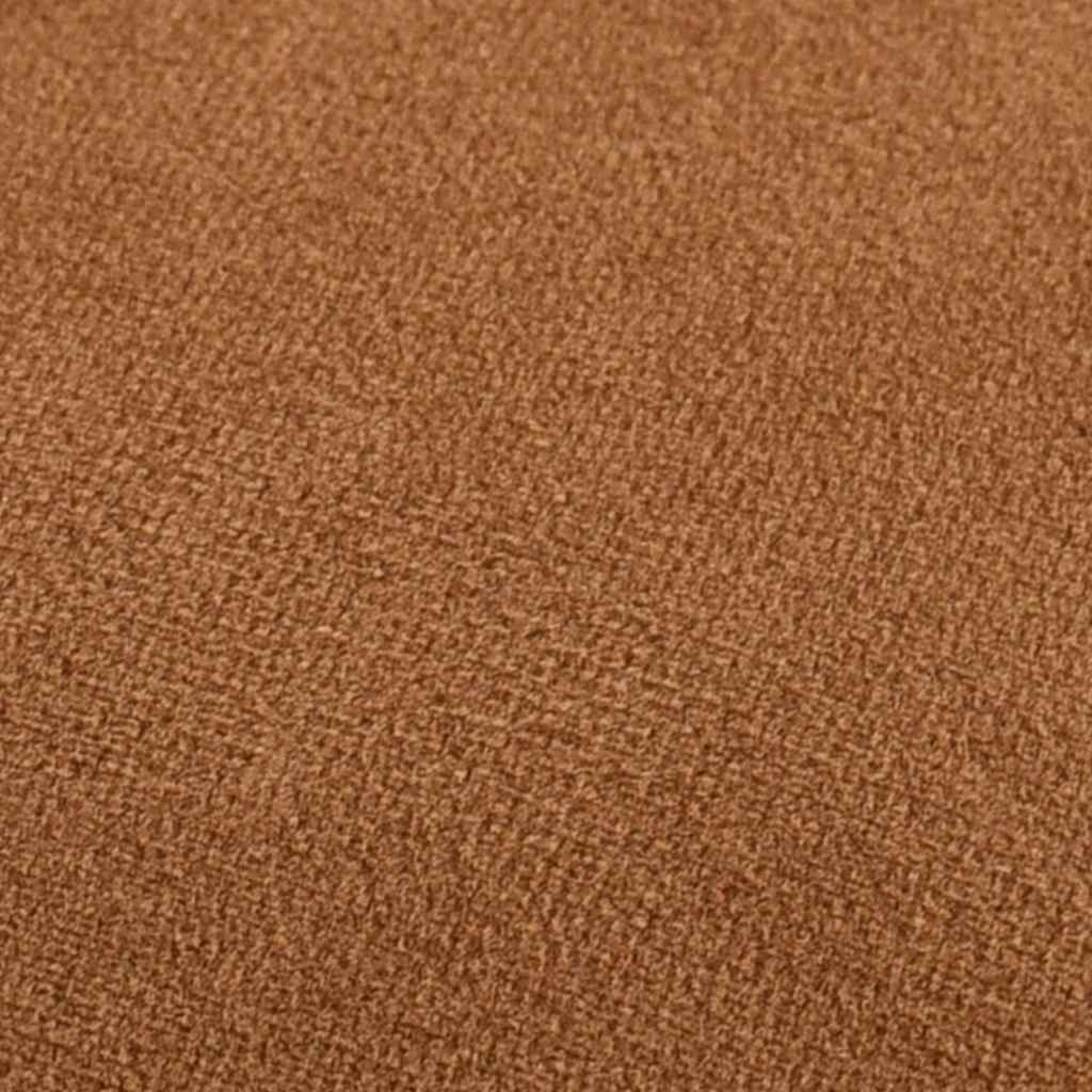 Hocker Braun und Golden Samt 28 x 36 cm