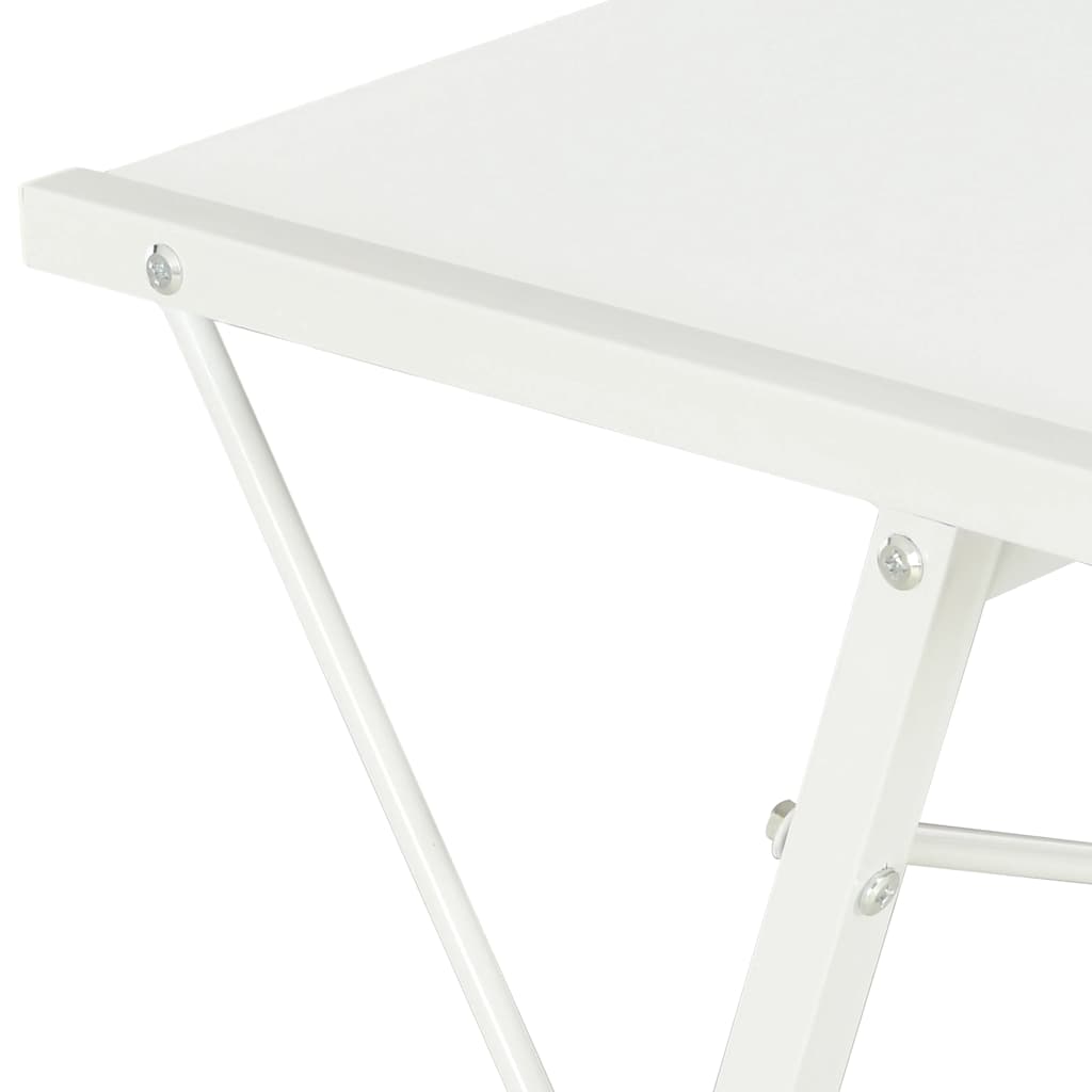 Schreibtisch mit Regal Weiß 116×50×93 cm