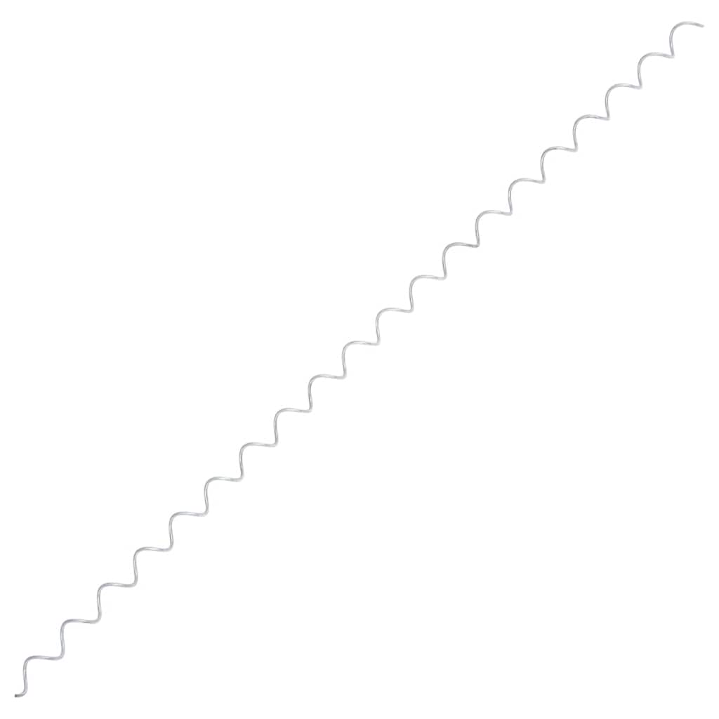 Gabionen-Spiralen 24 Stk. Verzinkter Stahl 100 cm