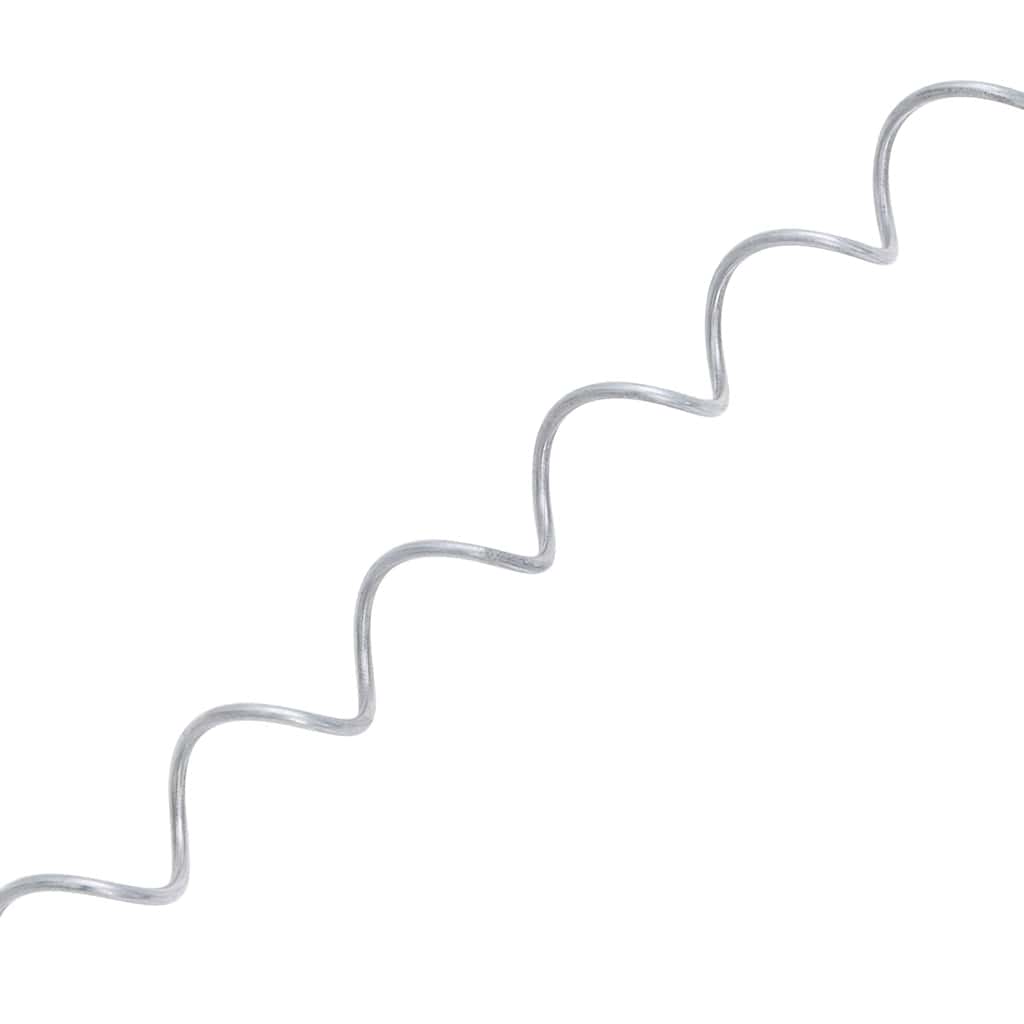 Gabionen-Spiralen 24 Stk. Verzinkter Stahl 100 cm
