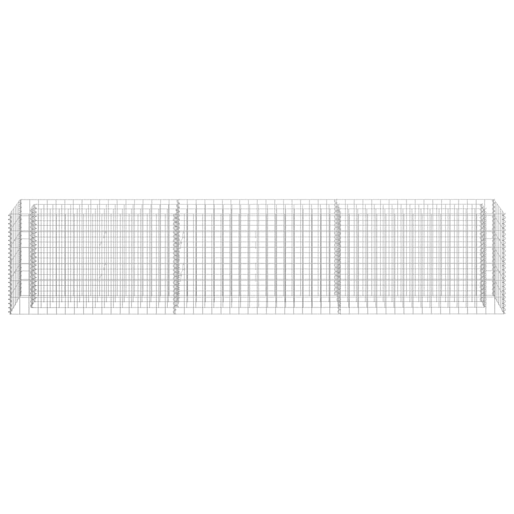 Gabionen-Hochbeet Verzinkter Stahl 270×30×60 cm