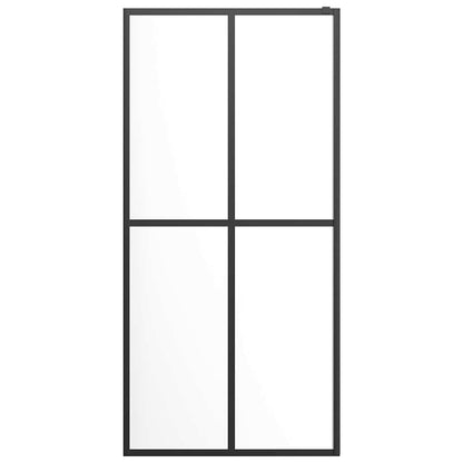 Duschwand für Walk-in Dusche Klares Sicherheitsglas 100x195 cm