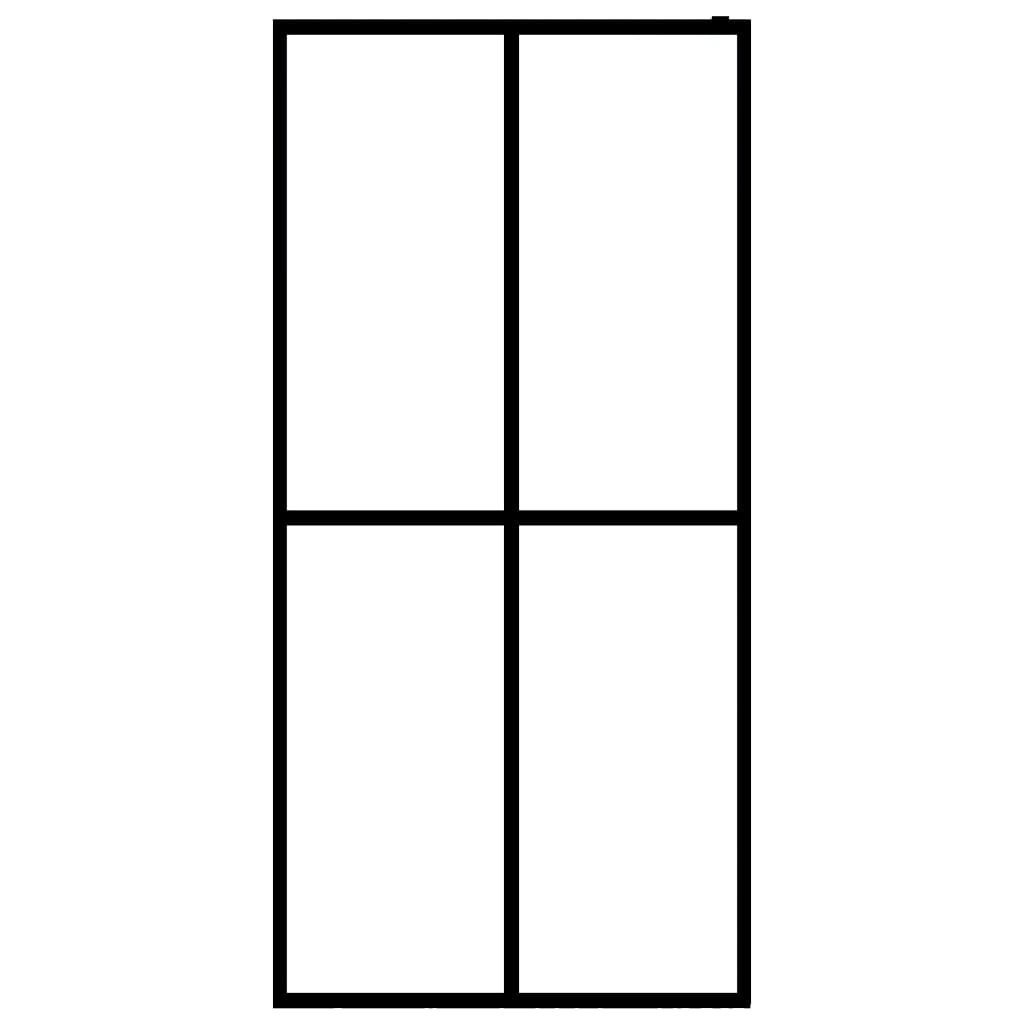 Duschwand für Walk-in Dusche Mattes Sicherheitsglas 140x195 cm