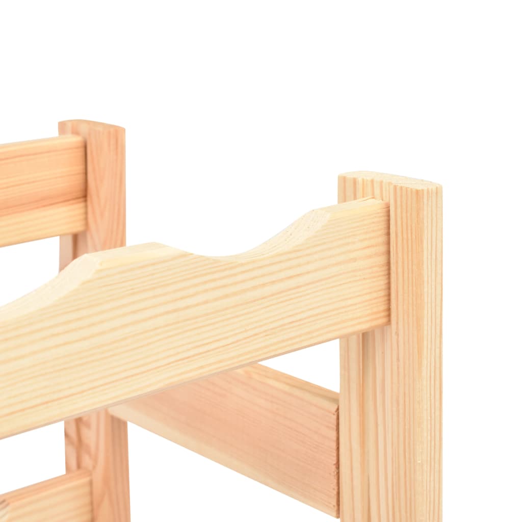 Weinregal für 42 Flaschen Kiefernholz