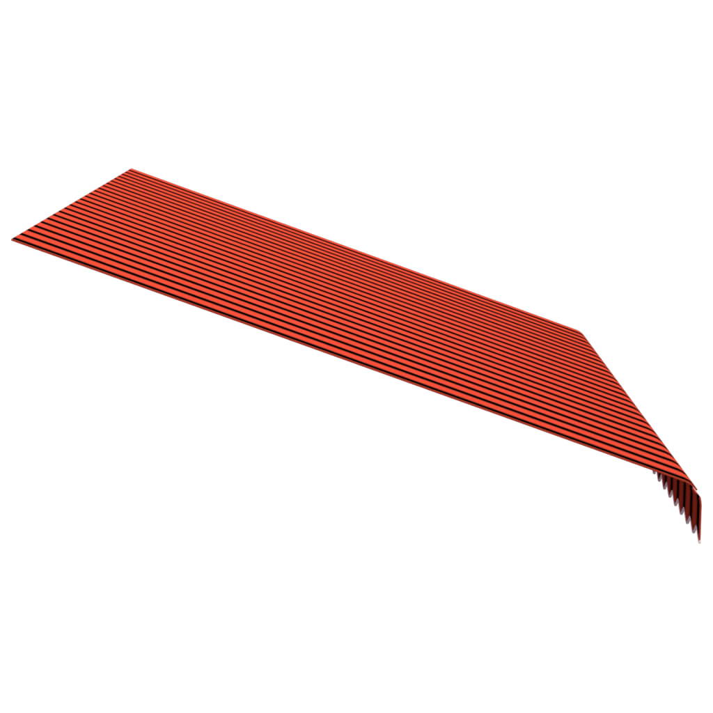 Markisenbespannung Canvas Orange & Braun 3,5x2,5 m